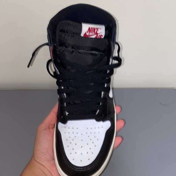 Jordan 1 Retro High Black Gym Red - Picture 7 of 8